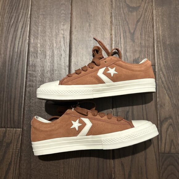 Converse Star Player 76 Ox Sneakers Men's Size 10.5 In a Nutshell/ Egret A11534C - Picture 3 of 7